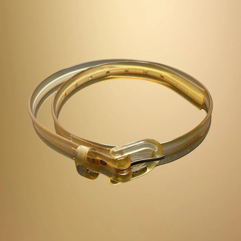 Vintage Gold Translucent Belt, Small